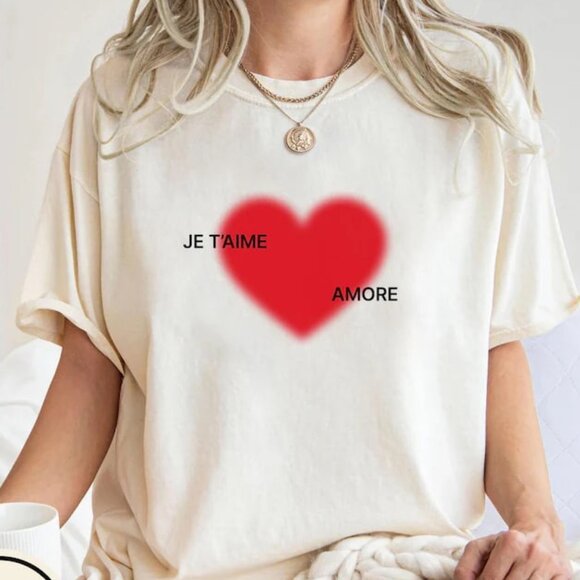 Tops - Graphic Love Tee, Valentines Day Shirt, Love Valentine Gift